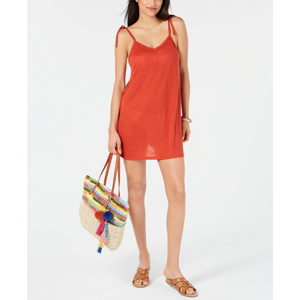 Miken Tie Shoulder Tank Dress Swimsuit Cover-Up Women's Size‎ Small NEW